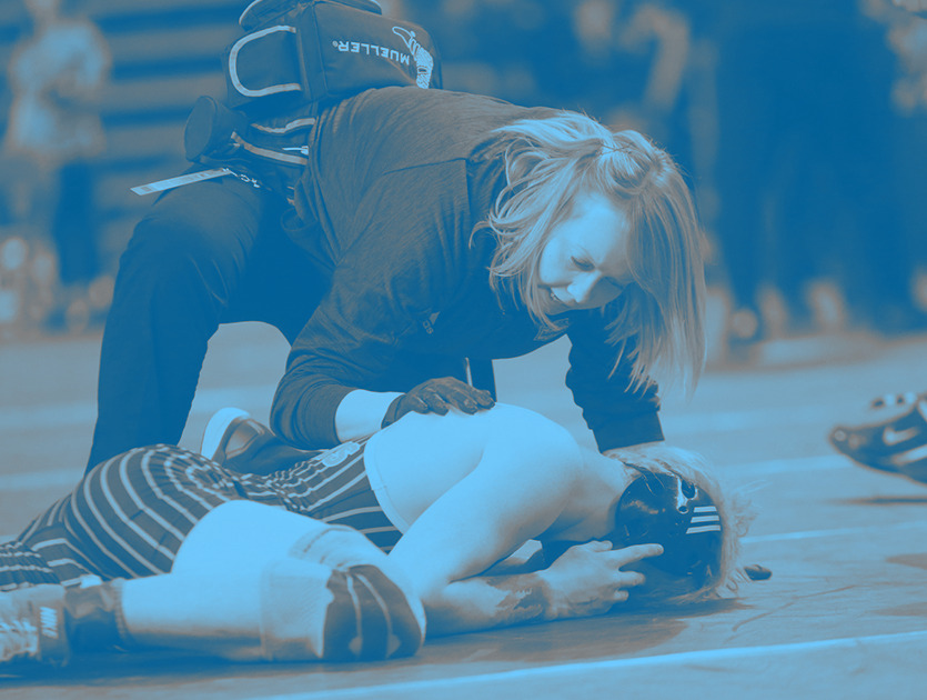 Man and women having a fitness routine